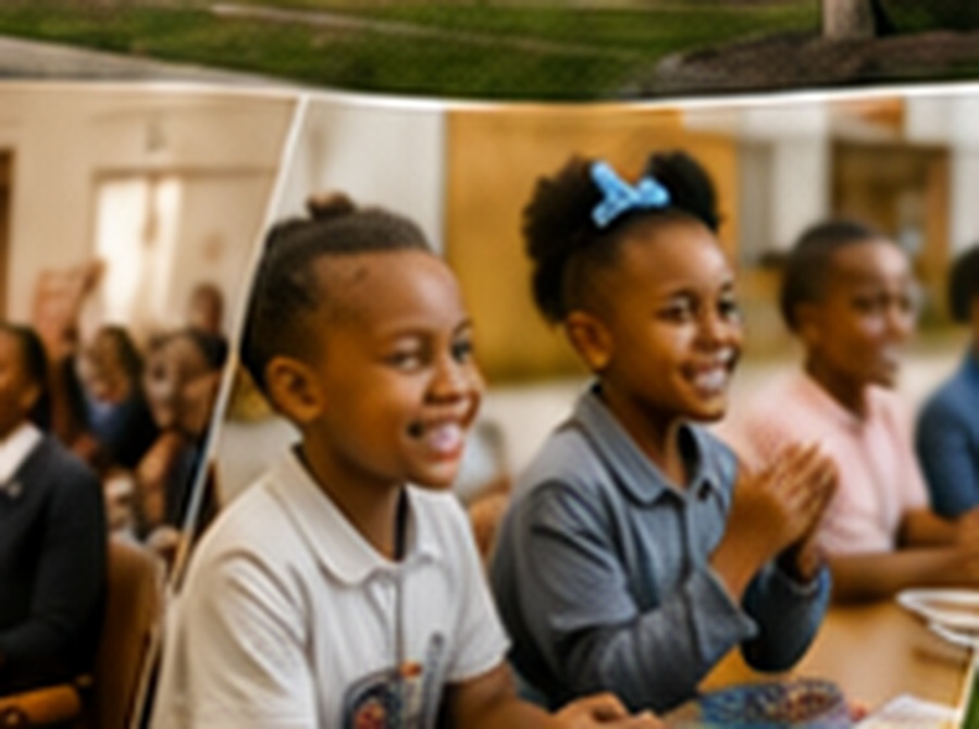 Children participating in FMBC ministry